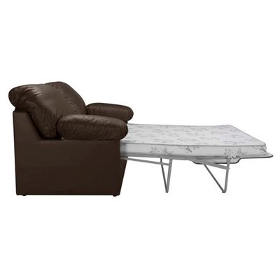 Sofá-cama 2 Lugares Mh-1496 Herval Colchão Casal Marrom K