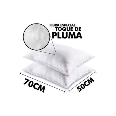 Travesseiro Espuma Percal 4 Unidades p/Fronha (70x50x15) - Ortobom