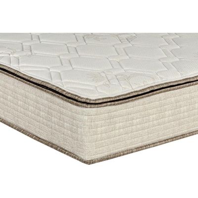 Cama Box Baú Queen: Colchão Molas Luckspuma Bonnel Montreal Spring + Base CRC Suede Brown(158x198)