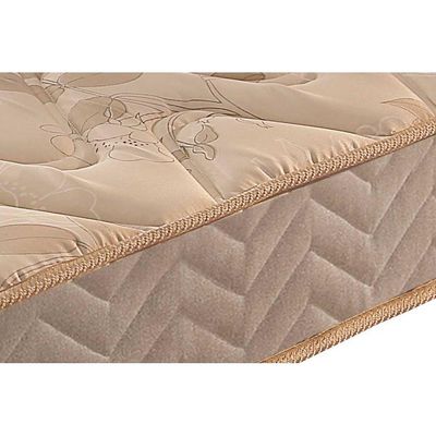 Cama Box Baú Queen: Colchão Espuma Paropas D33 Pasquale + Base CRC Suede Clean(158x198)