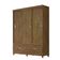 Guarda Roupa 3 Portas Deslizantes C/Avelã Flex Castanho