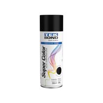 Tinta Aerossol Alta Temperatura 350ml - Tekbond Preto Fosco