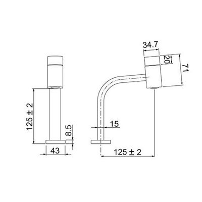 Torneira De Mesa Para Lavatório Code Chrome Lorenzetti Cromado