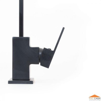 Torneira Para Lavatório De Bancada Bica Alta Latão Black Rdx