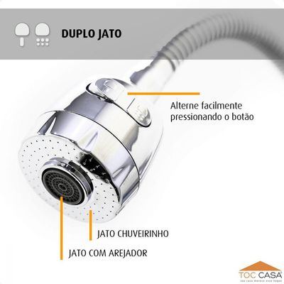 Torneira Com Filtro Cozinha Mesa Gourmet + 02 Refil Extra