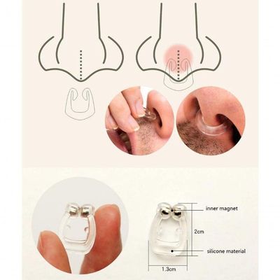 Dispositivo Anti Ronco Magnético De Silicone Clip Nasal