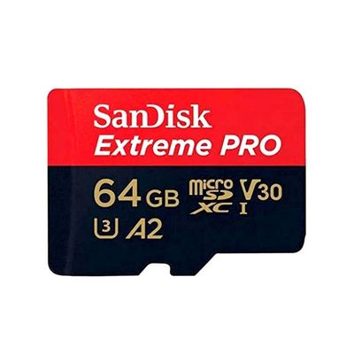 Cartão de Memória SanDisk Extreme Pro microSDXC 64Gb 200-90MB