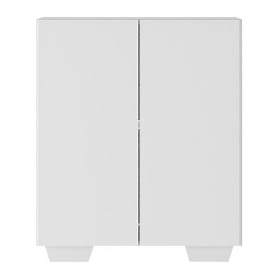 Sapateira 2 Portas Nina Multimóveis V6010 Branca Branco