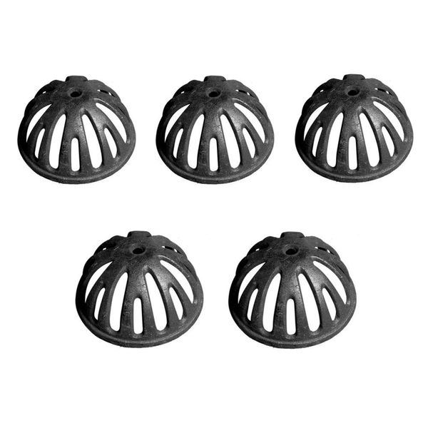 Kit 5 Ralos Semi Esférico Tipo Abacaxi 50Mm Diâmetro 2 Pol