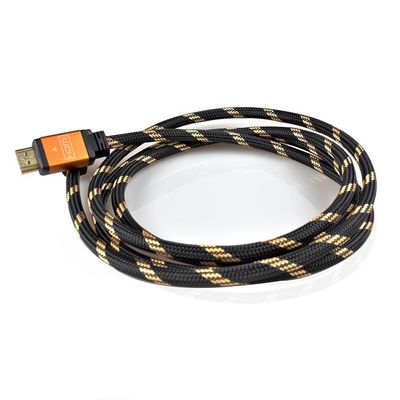 Cabo Hdmi Evus 1,8M V2.0 4K Ouro M/M C-049 6,5Mm
