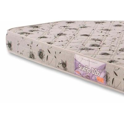 Cama Box Baú Casal: Colchão Espuma Herval D26 Sueño + Base Crc Courano Clean(138x188)