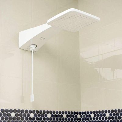 Ducha Chuveiro Hydra Quadratta Max Eletrônico Branco 110v