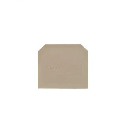 Placa Final Para Borne 4,0-10mm² Sek-4/10g Bege