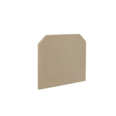 Placa Final Para Borne 4,0-10mm² Sek-4/10g Bege