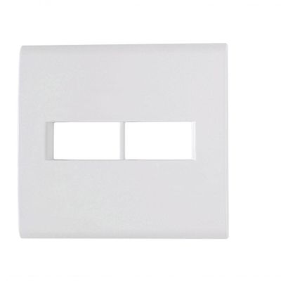 Placa 2 Postos 4x4 Tramontina Liz Branca 57106/023