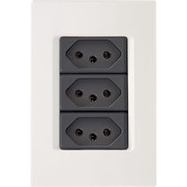 Conjunto 4x2 - 3 Tomadas 2p+t 20a 250v~ Tramontina