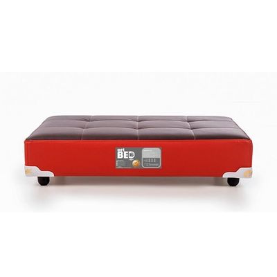 Cama Pet Bed Marrom/vermelho 100x80x19cm