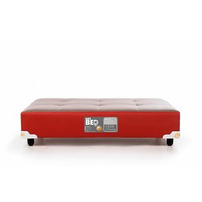 Cama Pet Bed Cinza/vermelho 100x80x19cm