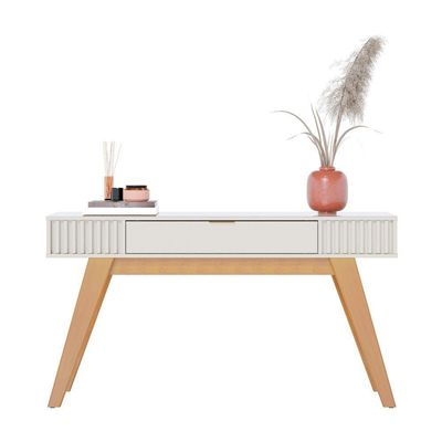 Conjunto Home Para Tv E Aparador Diana Off-white Freijo