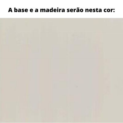 Mesa De Jantar Mh-5299 Herval Redonda 70 Cm Madeira Laca Fosca Off White Vidro Branco Base Off White