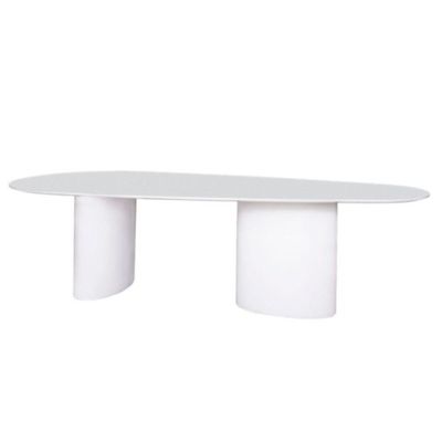 Mesa De Jantar Orgânica Duo 198x122cm Laqueada