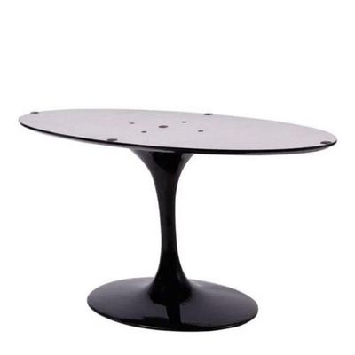 Base De Mesa De Jantar Saarinen Oval Para Tampo De 198x122 Cm