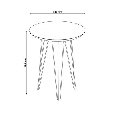 Mesa De Apoio Evolution Off-white Patrimar