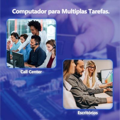 Computador Desktop, Intel Core I7 3º Geração, 4gb Ram, Hd Ssd 240gb, Conexões Usb/vga/hdmi/lan/som