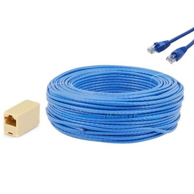 Cabo De Rede 40 Metros Ethernet Lan Rj45 Cftv Azu 40M