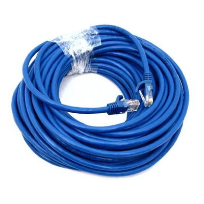 Cabo De Rede 40 Metros Ethernet Lan Rj45 Cftv Azu 40M