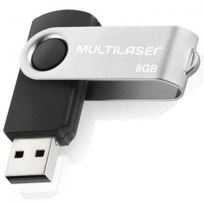Pen Drive Multilaser Twist Usb 2.0 8Gb Pd587