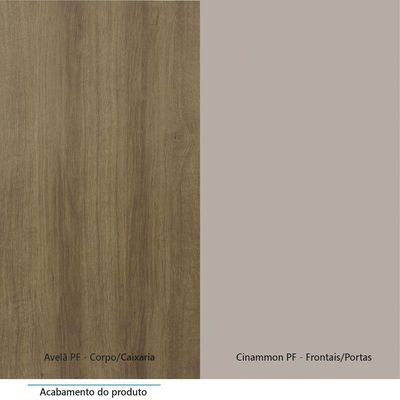 Guarda Roupa Sapateira Modulada 50cm 1 Porta Paris Luciane Móveis Avelã Pf Com Cinammon Pf