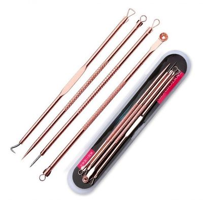 Kit C/4 Extrator Tira Acne Cravos Espinha Limpeza Pele