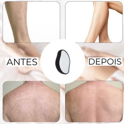 Pedra Depilador De Corpo Pele Remove Pelos Esfoliante Magico Reutilizavel