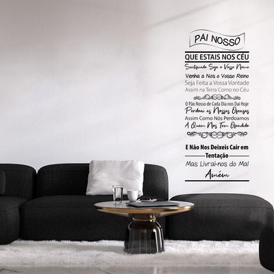 Adesivo Papel Parede Quarto Sala Oração Pai Nosso
