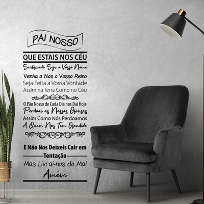 Adesivo Papel Parede Quarto Sala Oração Pai Nosso