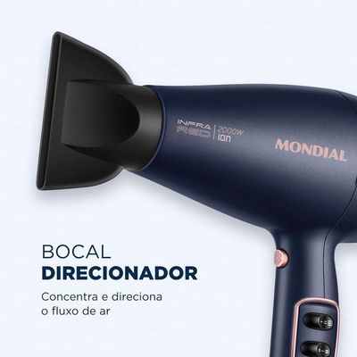 Secador De Cabelos Infrared Mondial - Scp-01-ir Sec Cabelos Prof Scp-01-ir 220v/60hz