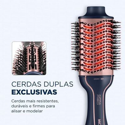 Escova Secadora Infrared Mondial Es-01-ir Bivolt Escova Secadora Es-01-ir Bivolt