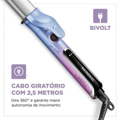 Modelador De Cachos By Juliette Mondial Mc-ju-03 Bivolt