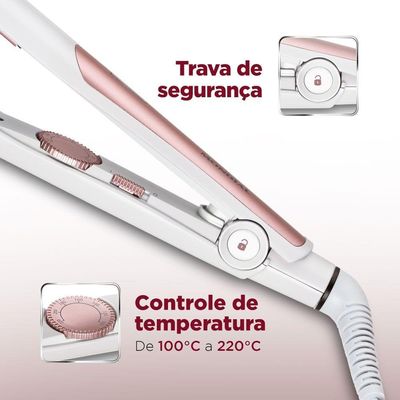 Prancha Alisadora White Rose Line Mondial - P-50 Prancha Alisadora P-50 Bivolt .