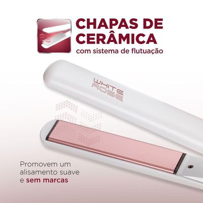 Prancha Alisadora White Rose Line Mondial - P-50 Prancha Alisadora P-50 Bivolt .