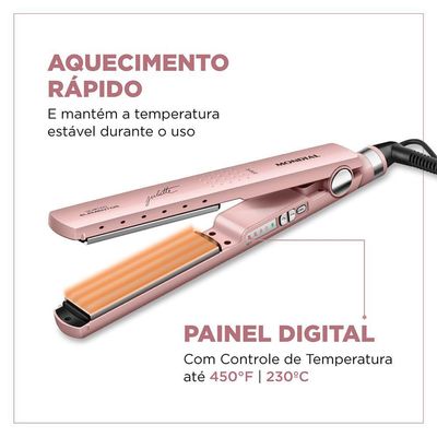 Prancha Alisadora By Juliette Mondial Golden Rose 60w Bivolt