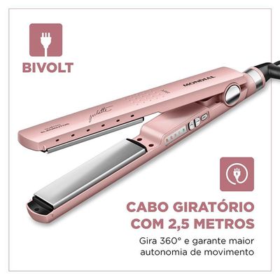 Prancha Alisadora By Juliette Mondial Golden Rose 60w Bivolt