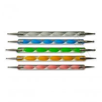 Kit Manicure 15 Pincéis + 10 Boleadores Em 5 Pincéis Oferta