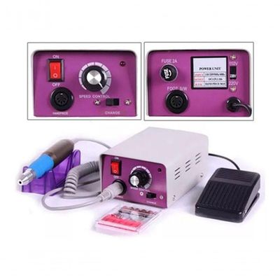 Lixadeira Motor Unha Lixa Elétrica Profissional P/Gel Bivolt Bivolt