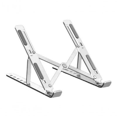 Suporte Para Notebook Alumínio Dobrável Ergonômico Ajustável