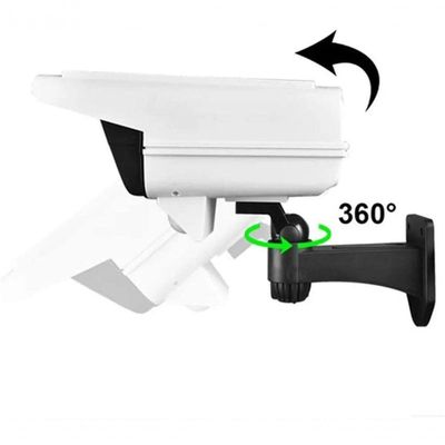 Luminaria Solar Camera Falsa Sensor De Proximidade 77 Leds 3 Funções