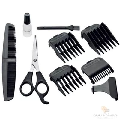 Maquina De Cortar E Aparar Barba Cortador Com Fio