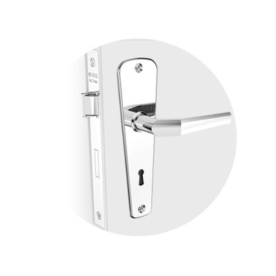 Fechadura Popline 40x53 Cromada - Soprano Interna