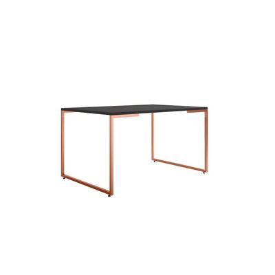 Mesa De Jantar Colt Preto Cobre